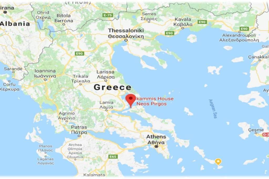 Amazing Sea View-Neos Pyrgos Beach -Evoia Greece Neos Pirgos Exterior foto