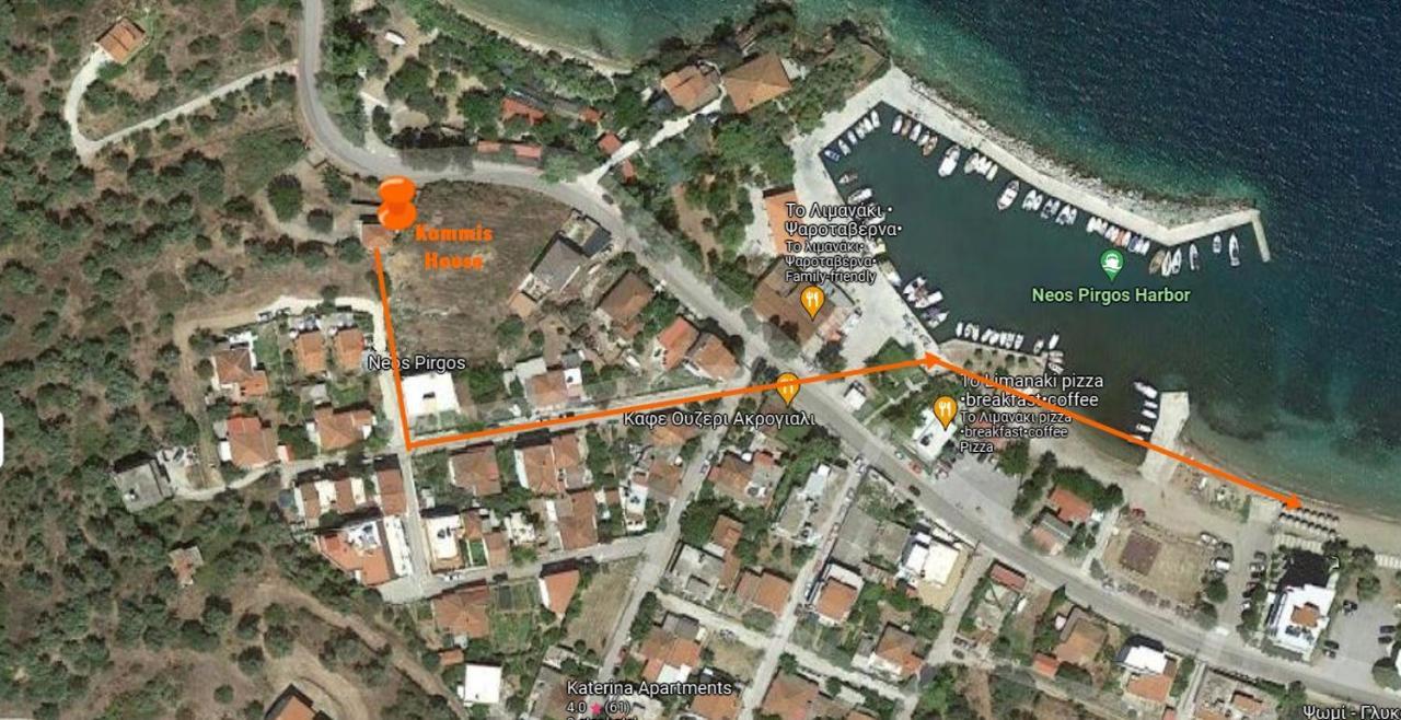 Amazing Sea View-Neos Pyrgos Beach -Evoia Greece Neos Pirgos Exterior foto